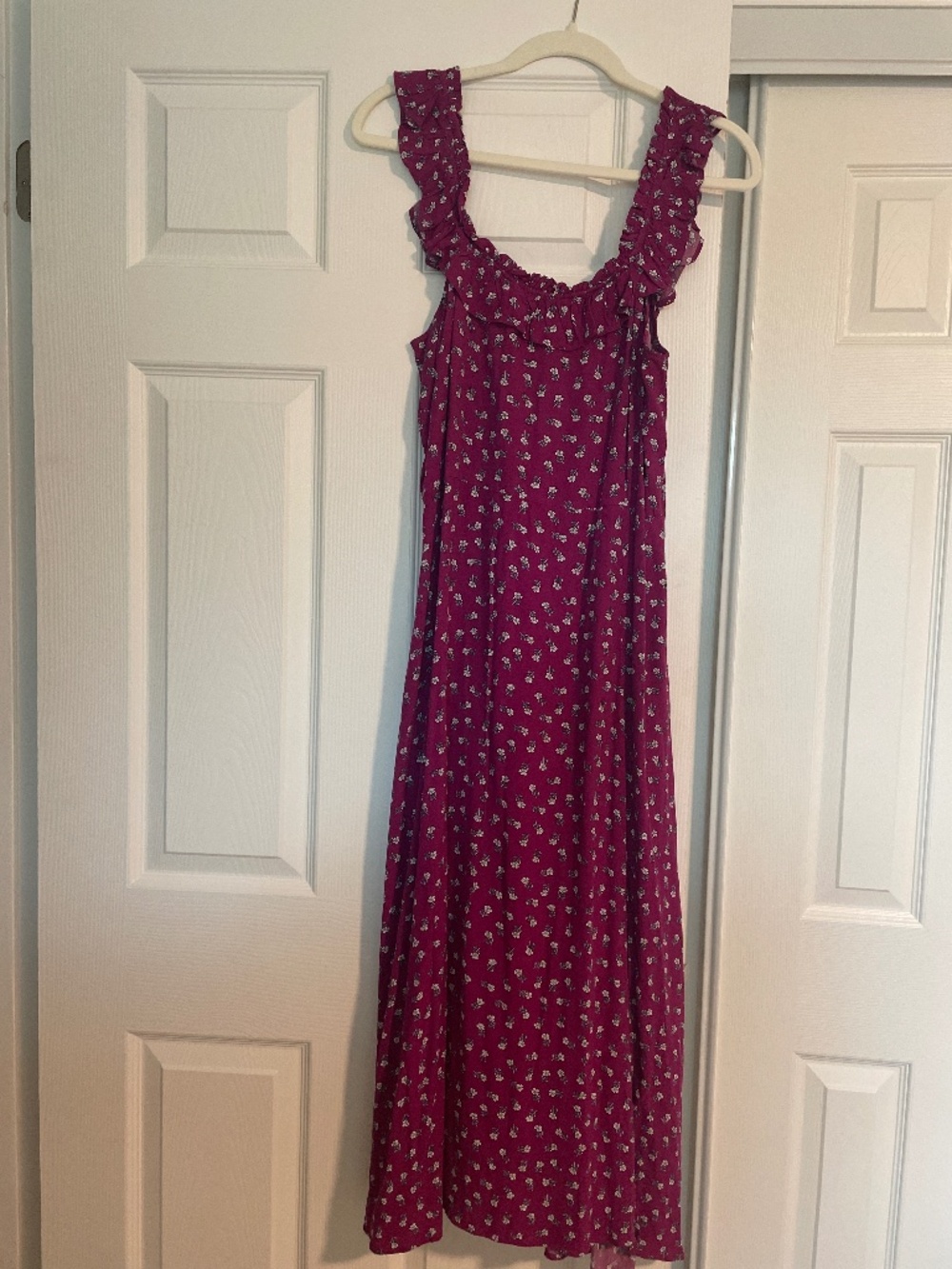 Loft sleeveless maxi dreas